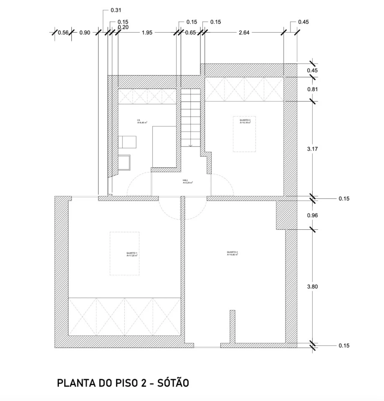 Apartamento T3 para Venda em Ajuda Planta 2