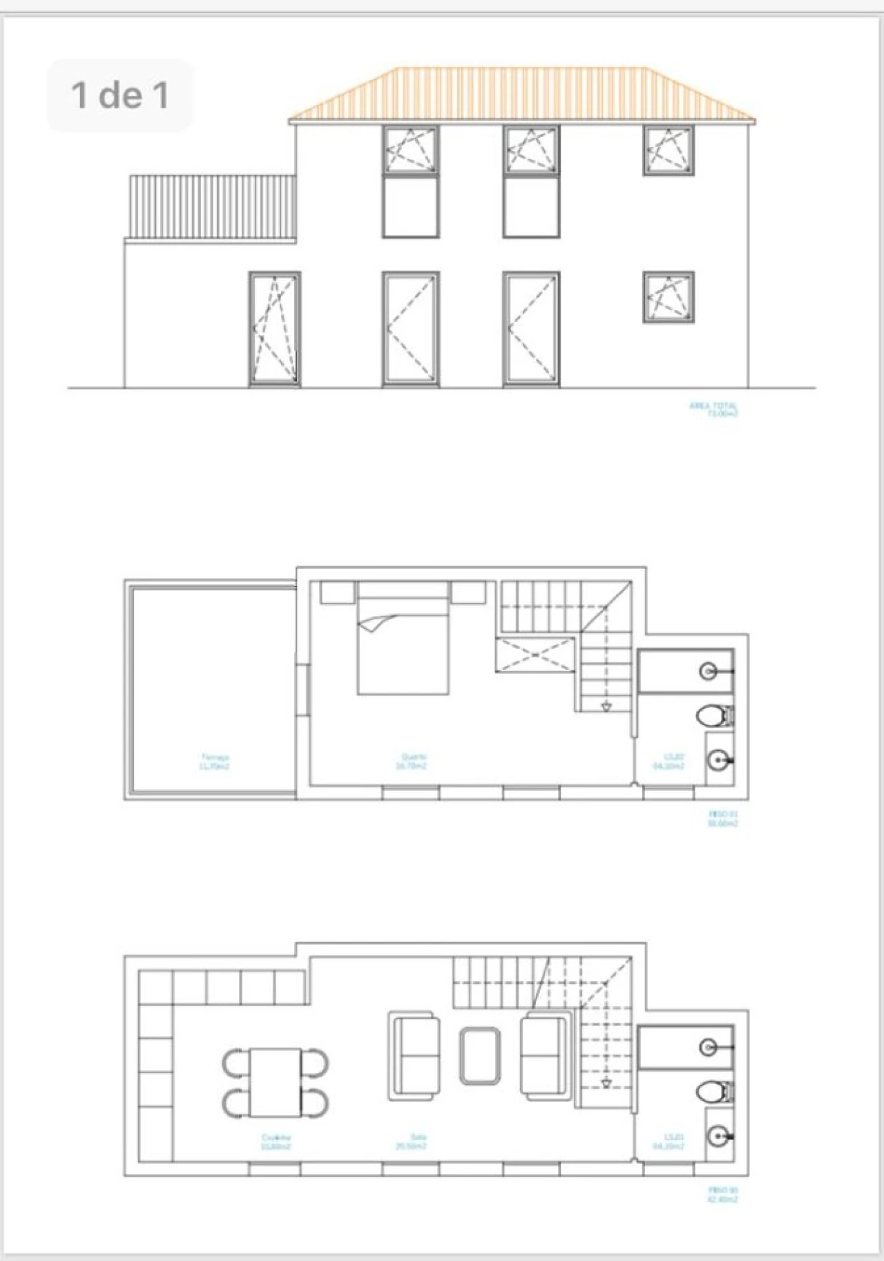 Moradia T2 para Venda em Funchal (Santa Maria Maior) Planta 2