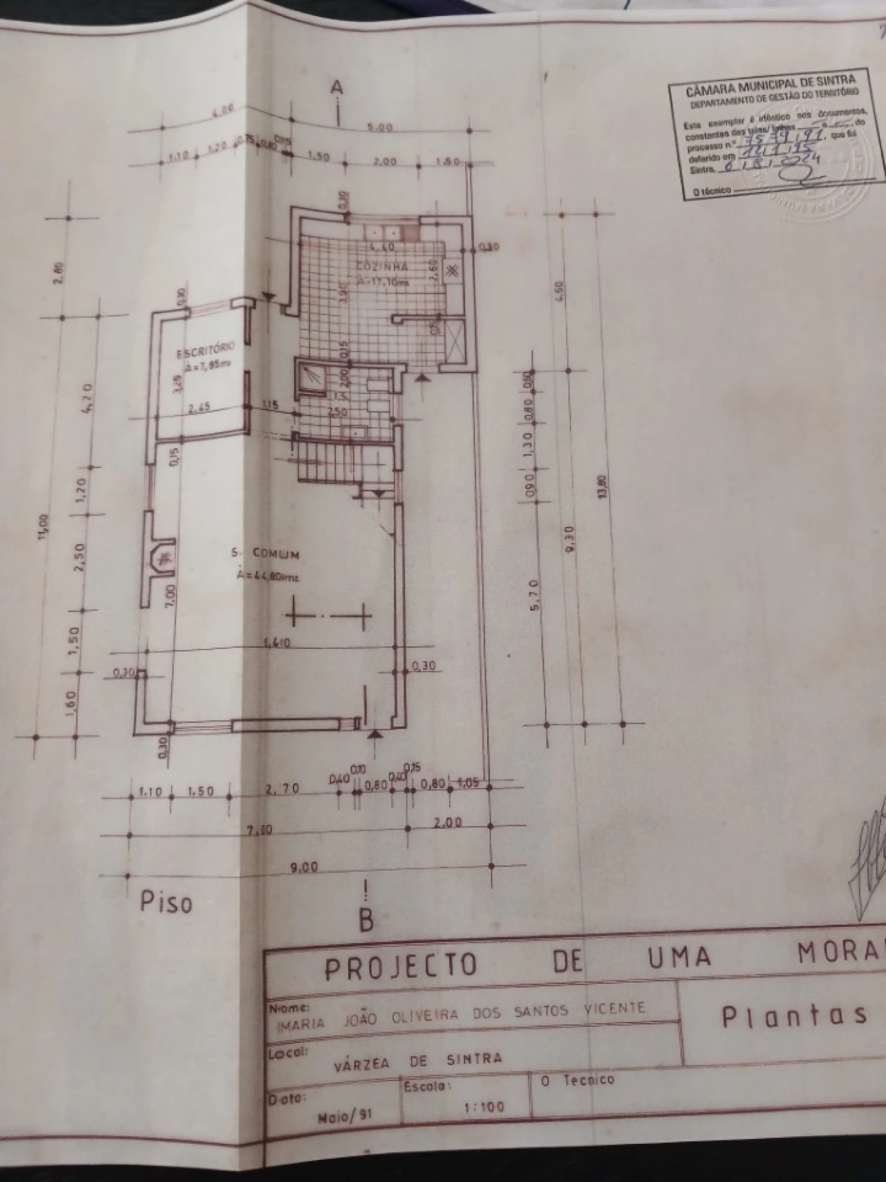 Moradia T4 para Venda em Santa Maria e São Miguel, São Martinho, São Pedro Penaferrim Planta 2