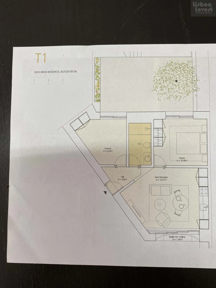 Apartamento T1 para Venda em Santa Maria do Castelo e Santiago e Santa Susana Foto 8