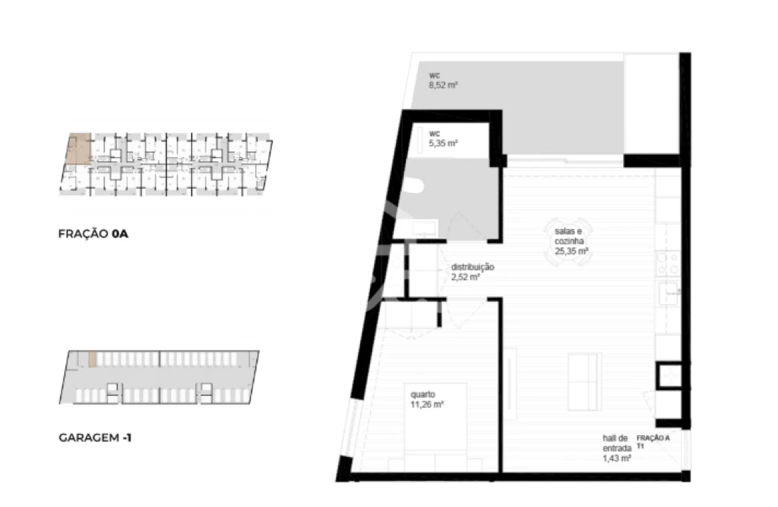 Apartamento T1 para Venda em Vila Nova de Cerveira e Lovelhe Foto 7