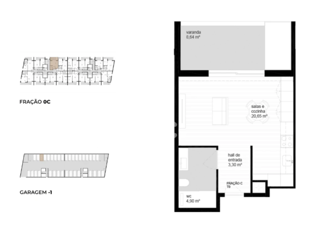 Apartamento T1 para Venda em Vila Nova de Cerveira e Lovelhe Foto 8