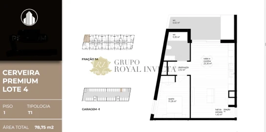 Apartamento T1 para Venda em Vila Nova de Cerveira e Lovelhe