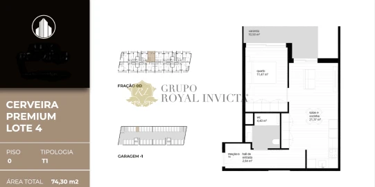 Apartamento T1 para Venda em Vila Nova de Cerveira e Lovelhe