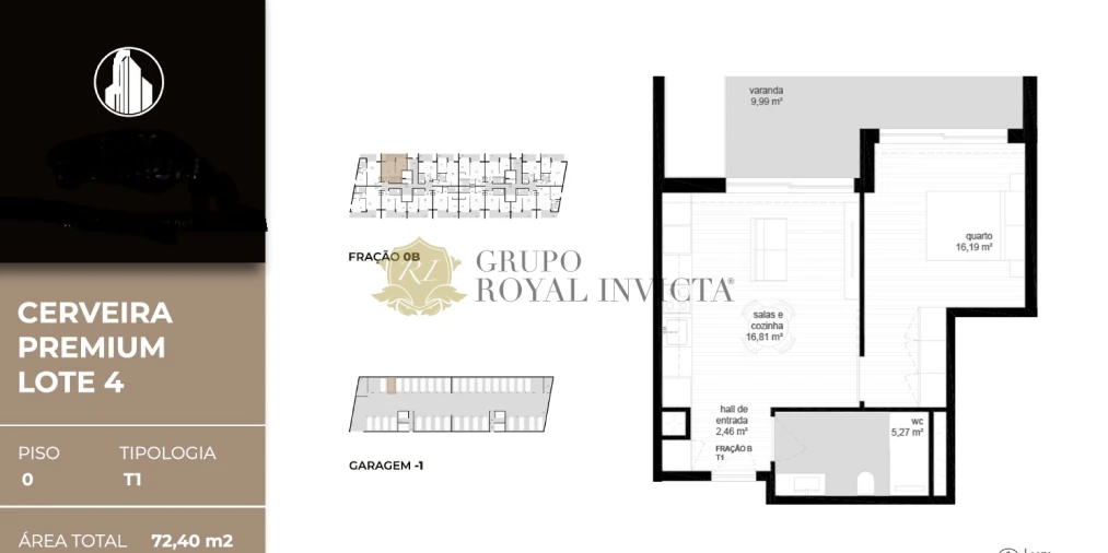 Apartamento T1 para Venda em Vila Nova de Cerveira e Lovelhe Foto 14