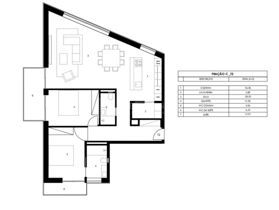 Apartamento T2 para Venda em Gondomar (São Cosme), Valbom e Jovim Foto 21
