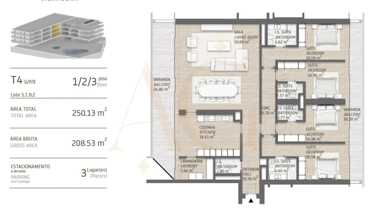 Apartamento T4 para Venda em Quarteira Foto 29