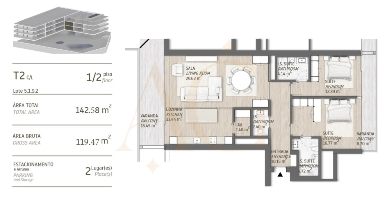 Apartamento T2 para Venda em Quarteira Foto 29