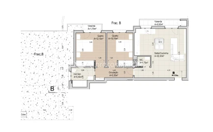 Apartamento T2 para Venda em Batalha