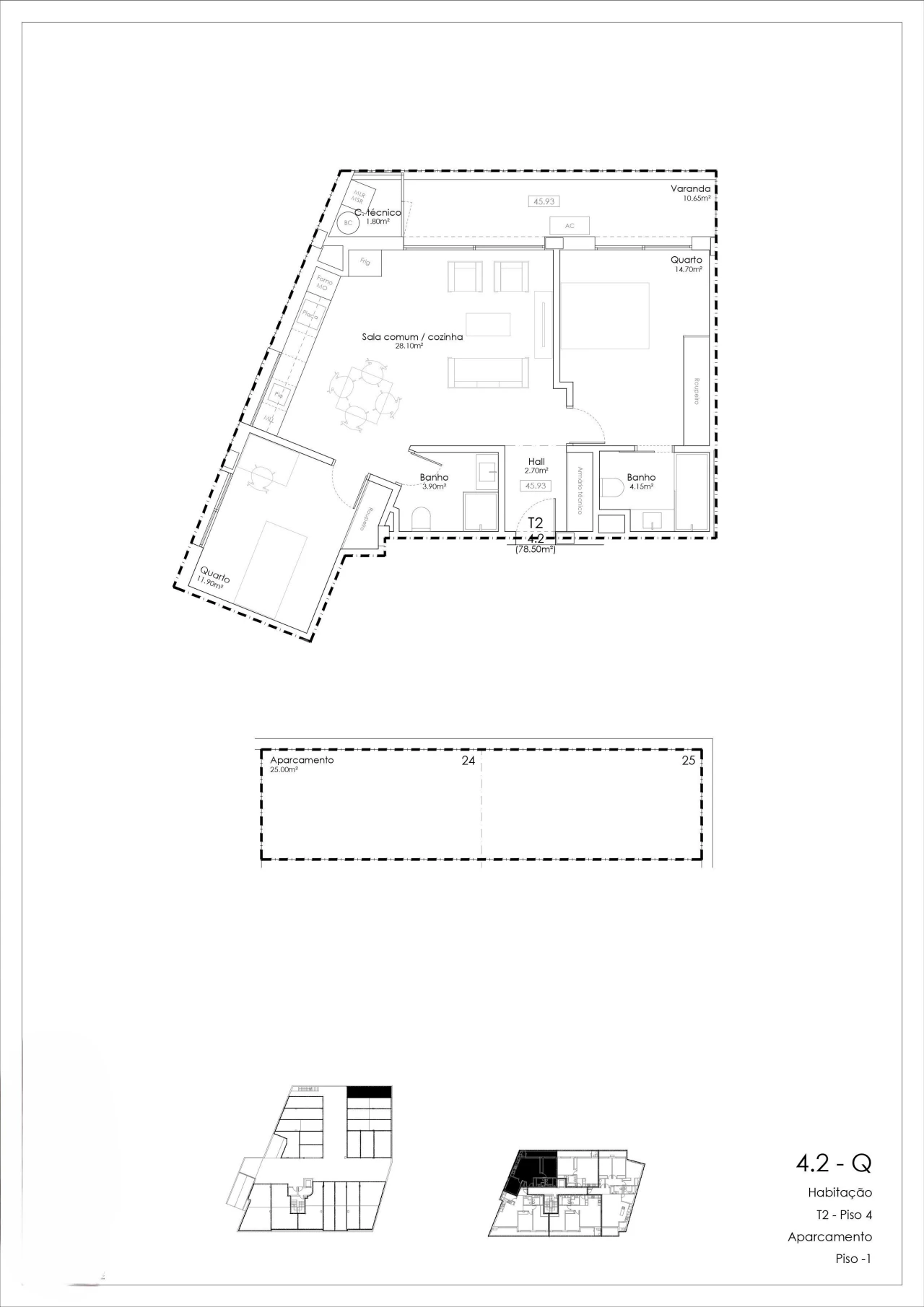 Apartamento T2 para Venda em Gulpilhares e Valadares Foto 14