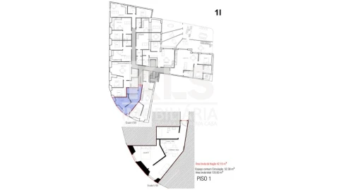 Apartamento T1 para Venda em Buarcos