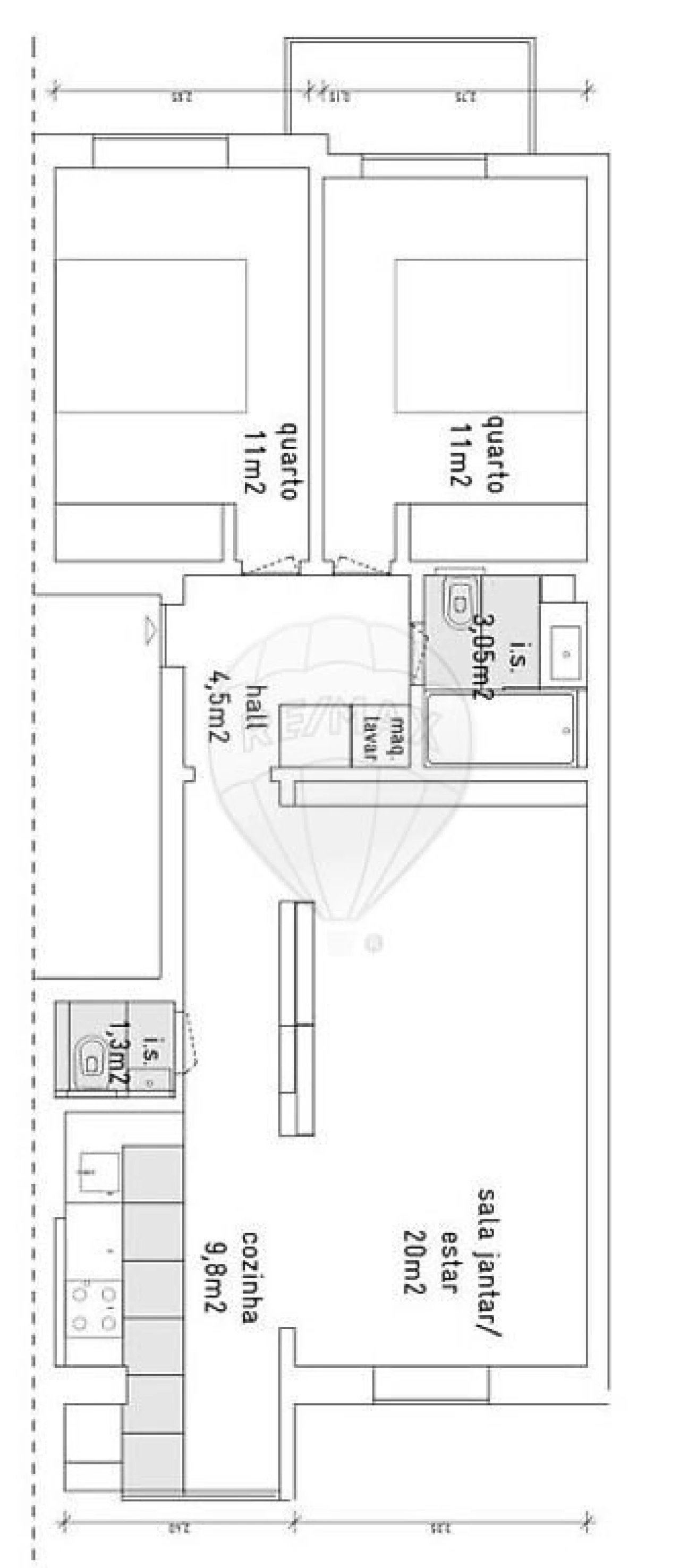 Apartamento T2 para Venda em Penha de França Foto 13