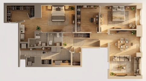 Apartamento T2 para Venda em Santo António