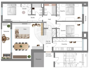 Apartamento T3 para Venda em Oeiras e São Julião da Barra, Paço de Arcos e Caxias