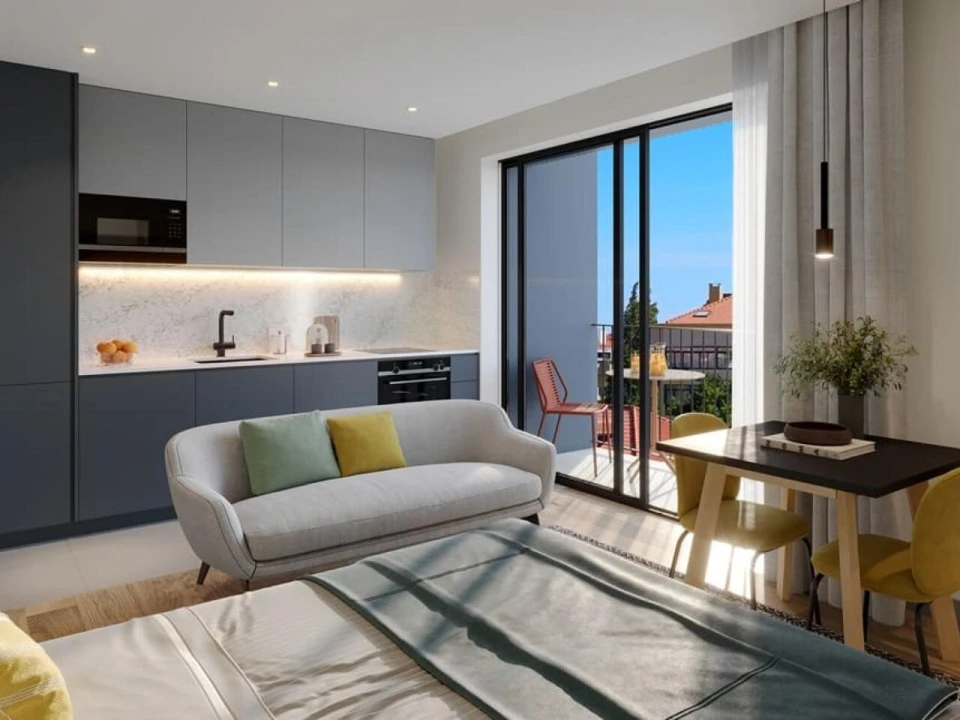 Apartamento T1 para Venda em Carcavelos e Parede Foto 13