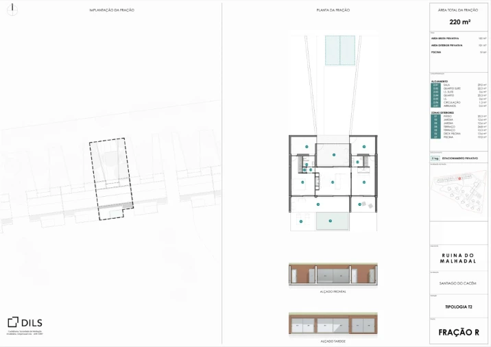 Apartamento T2 para Venda em São Francisco da Serra Planta 1