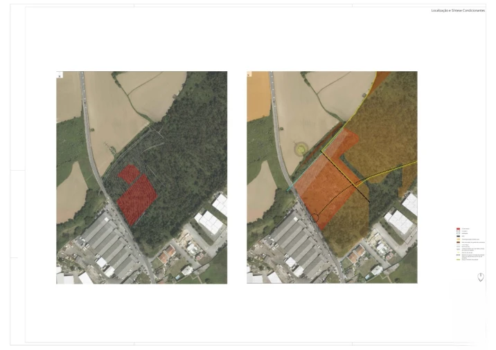 Terreno Comércio / Armazém para Venda em Cidade da Maia Planta 1