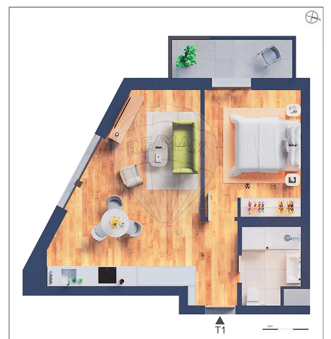 Apartamento T1 para Venda em Paranhos Foto 9