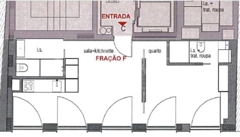 Apartamento T1 para Venda em Santo António