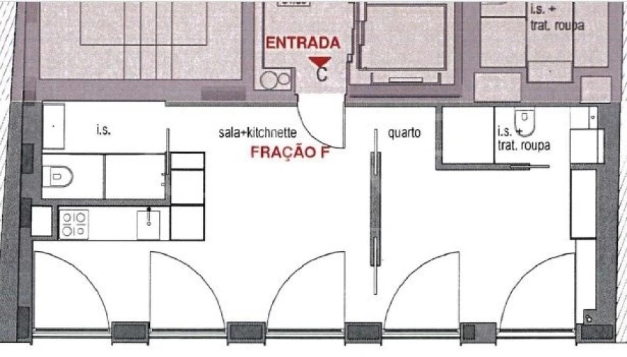 Apartamento T1 para Venda em Santo António Foto 18