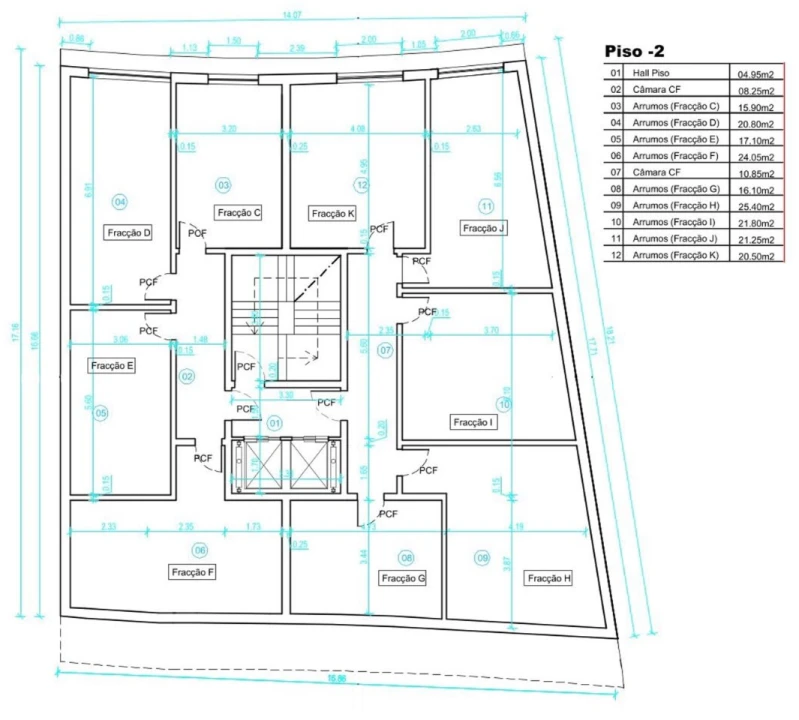 Apartamento T2 para Venda em Corroios Planta 4