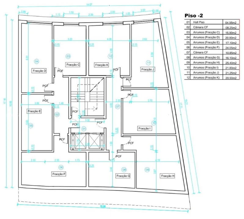 Apartamento T2 para Venda em Corroios Planta 4