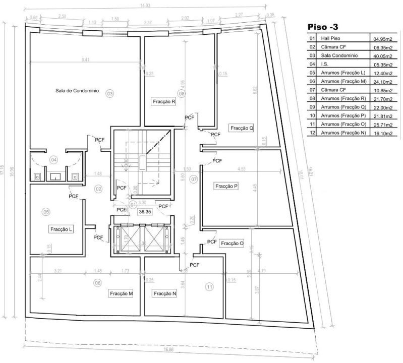 Apartamento T3 para Venda em Corroios Planta 6
