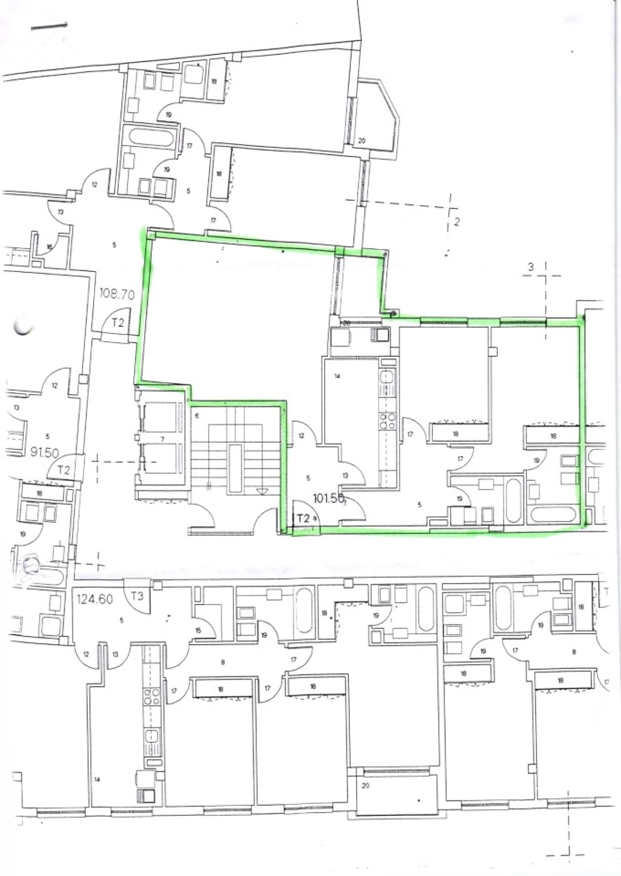 Apartamento T2 para Venda em Oliveira do Douro Planta 2