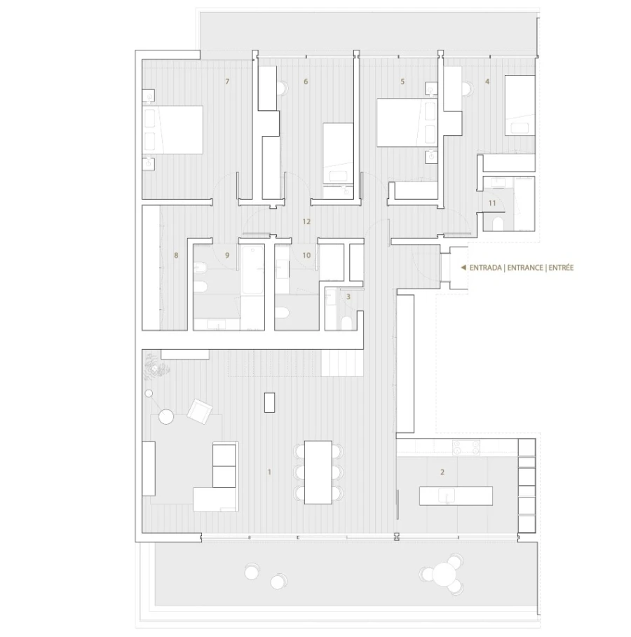 Apartamento T4 para Venda em Avenidas Novas Planta 1
