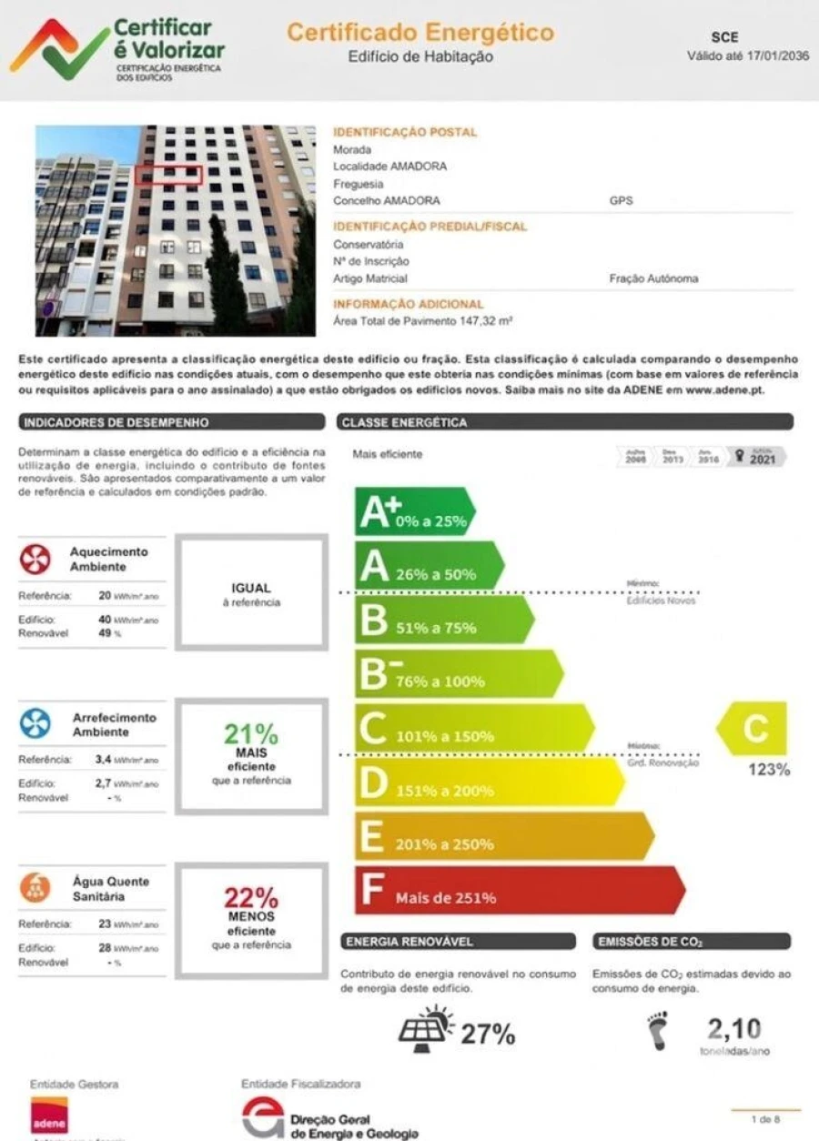 Apartamento T4 para Venda em Águas Livres Foto 40