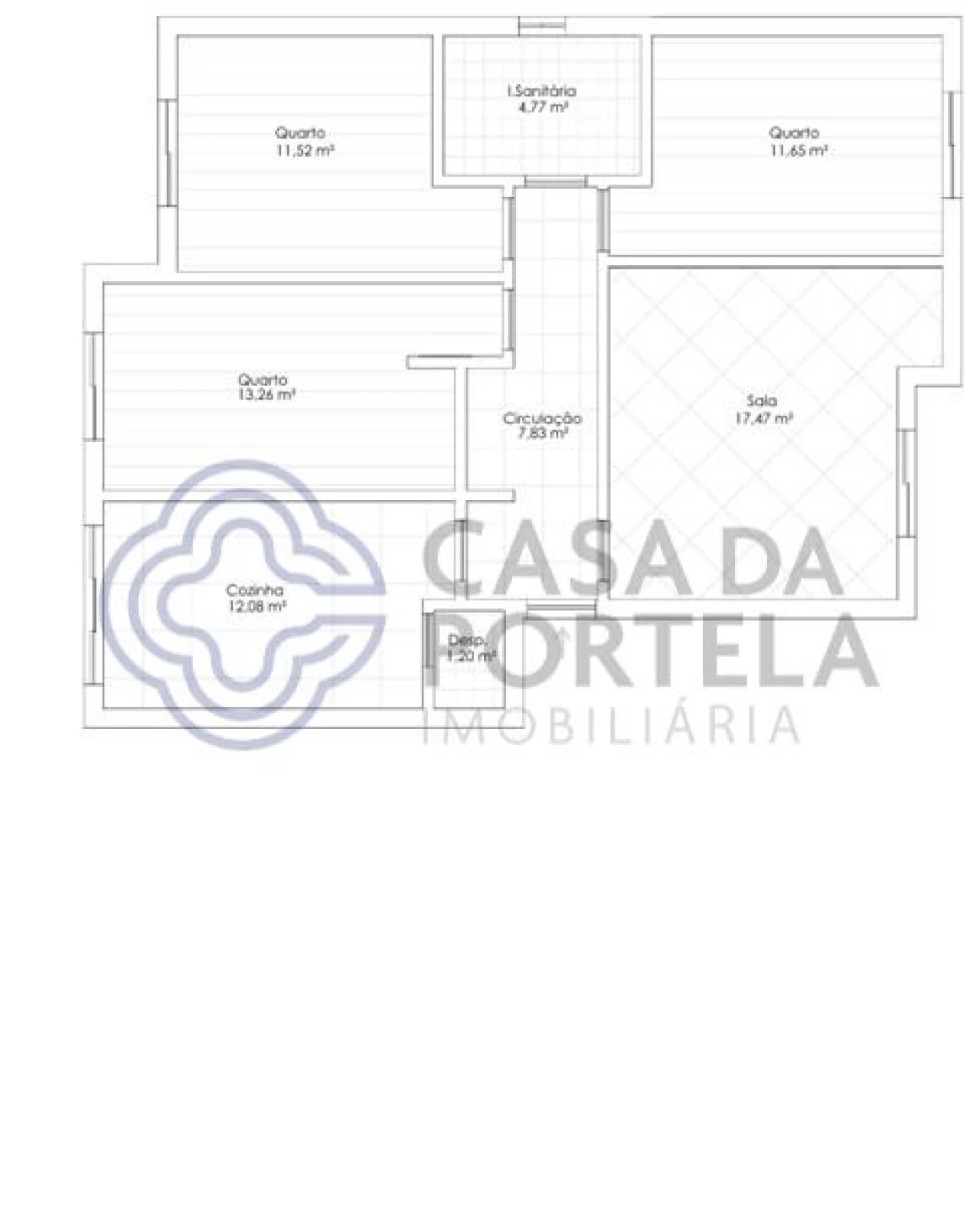 Apartamento T3 para Venda em São João Baptista Foto 20