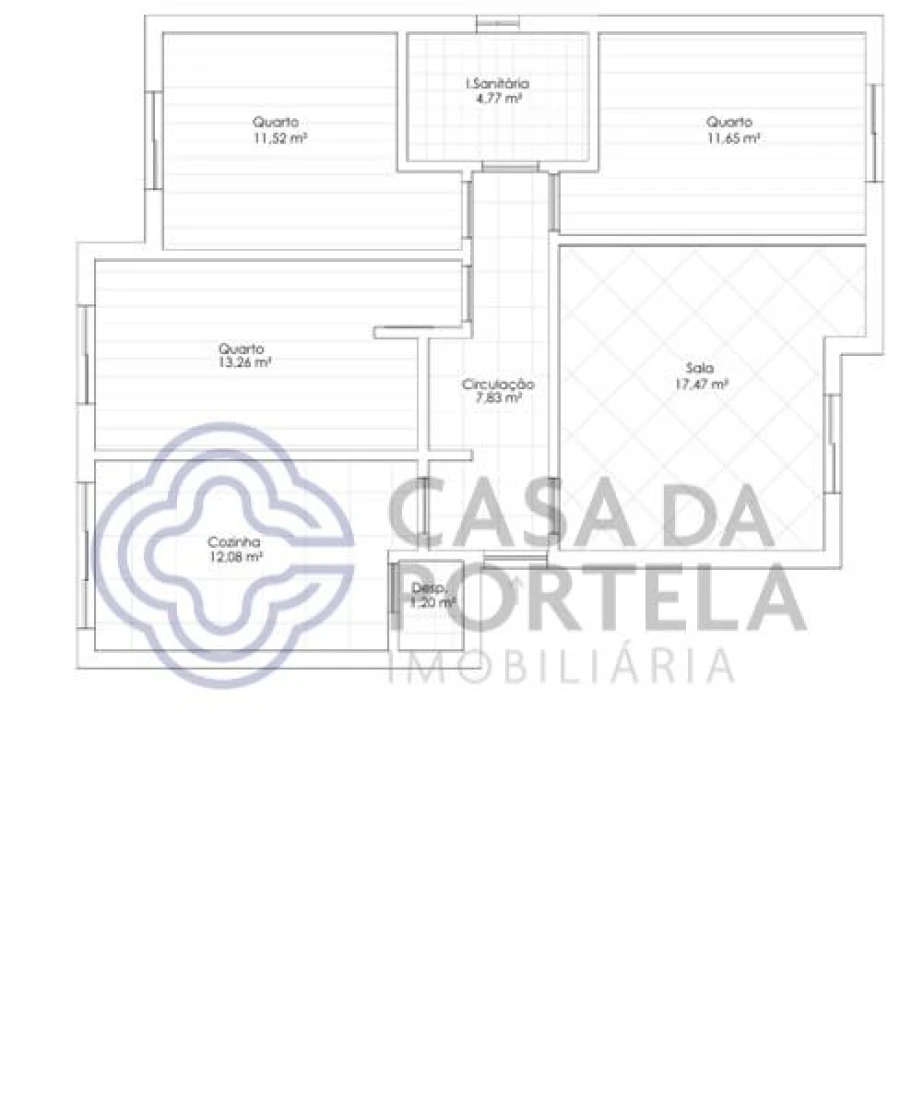 Apartamento T3 para Venda em São João Baptista Foto 20