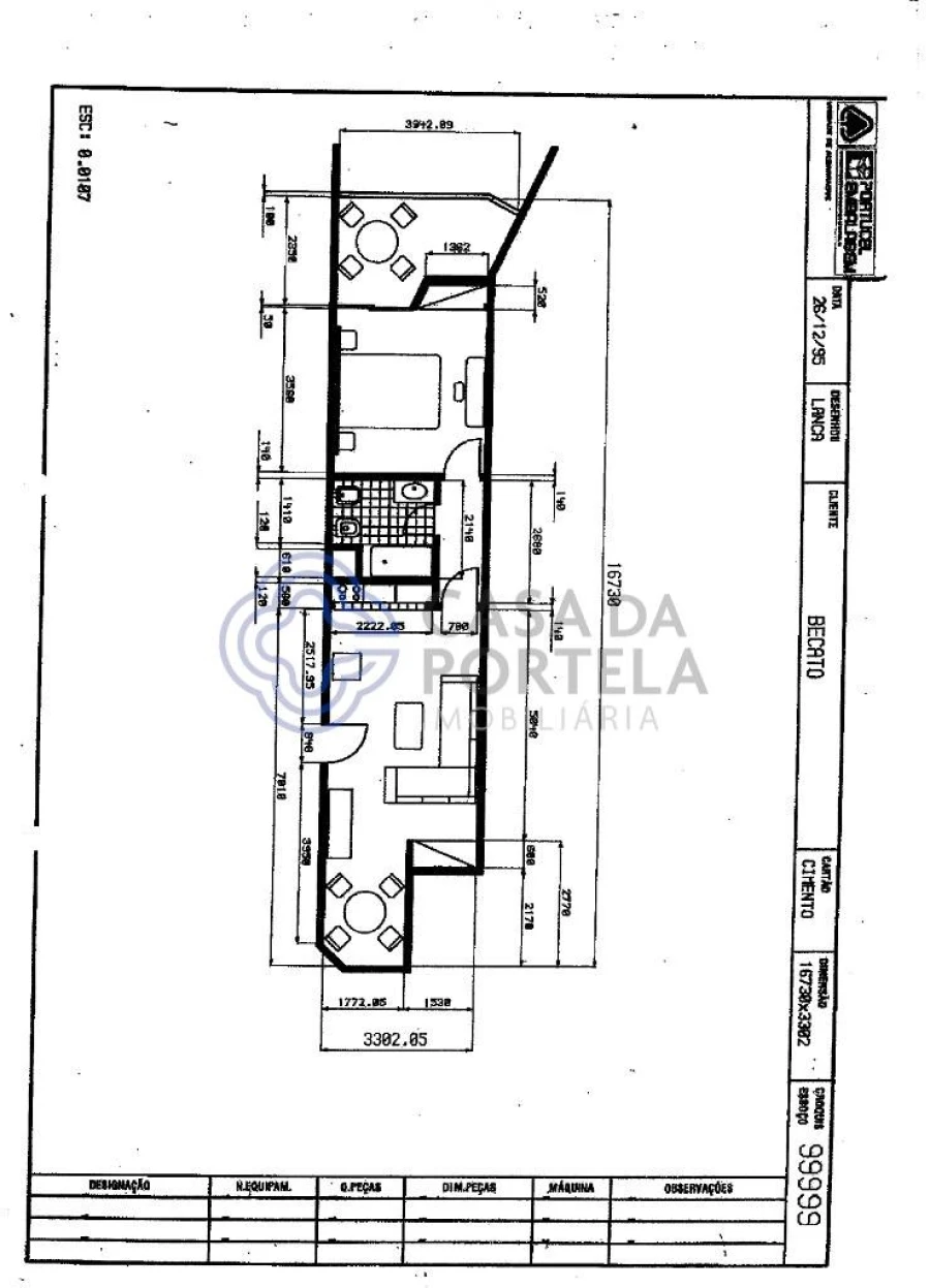 Apartamento T1 para Venda em Albufeira e Olhos de Água Planta 1
