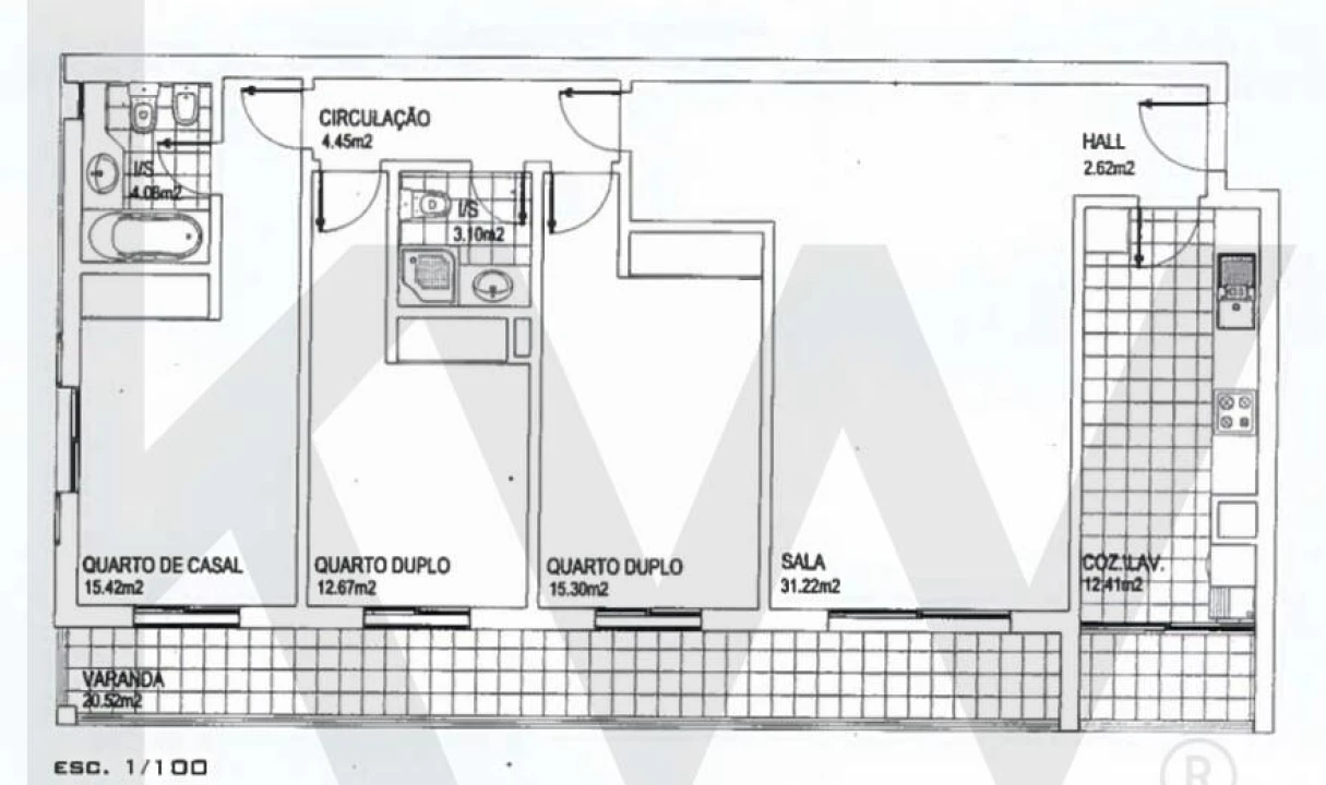 Apartamento T3 para Venda em São Martinho Foto 24