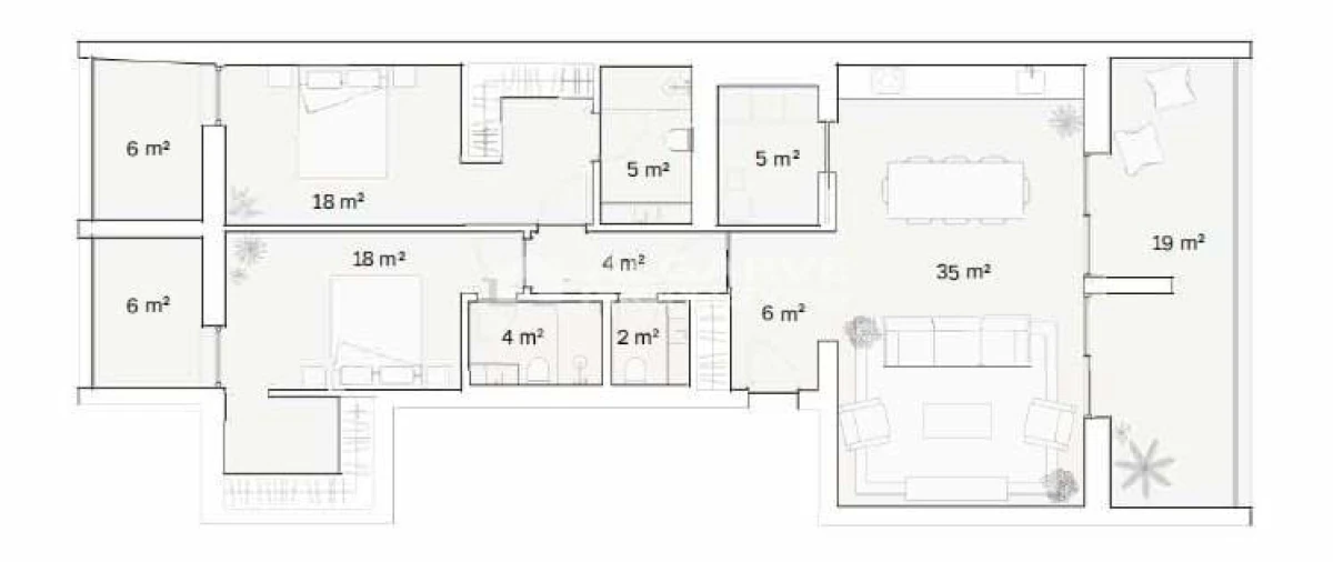 Apartamento T2 para Venda em Quarteira Planta 1