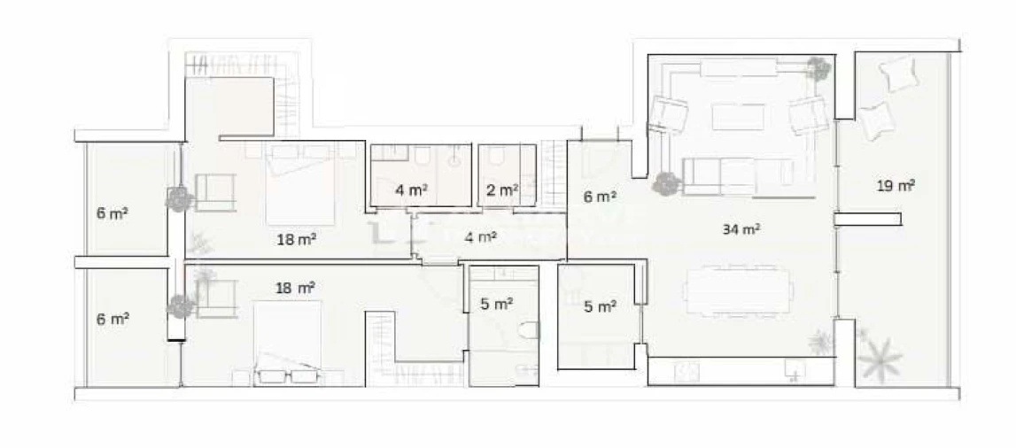 Apartamento T2 para Venda em Quarteira Planta 1