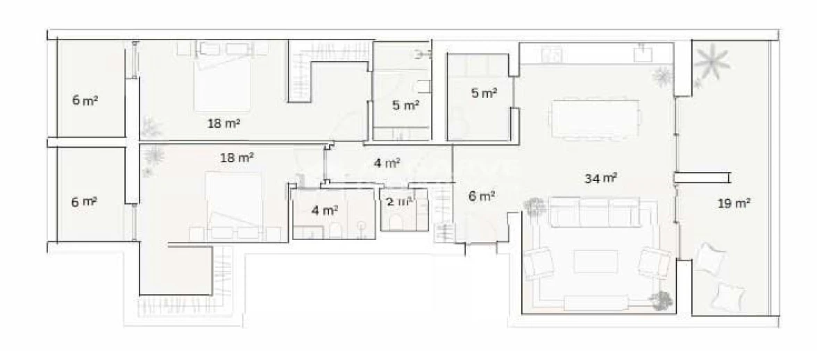 Apartamento T2 para Venda em Quarteira Planta 1