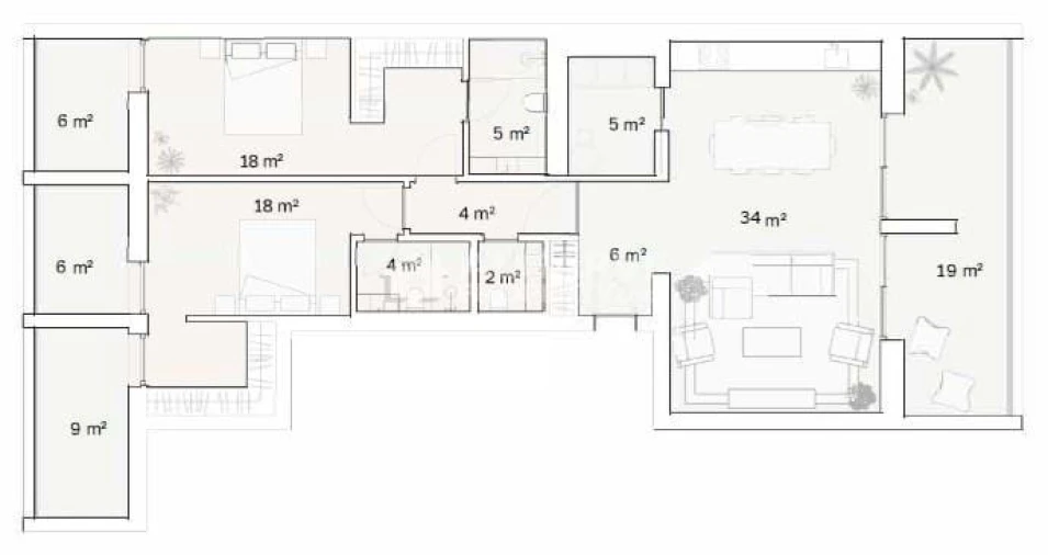 Apartamento T2 para Venda em Quarteira Planta 1