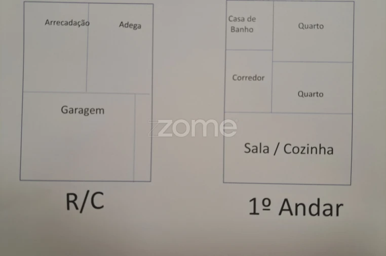 Moradia T2 para Venda em Castanheira de Pêra e Coentral Planta 1