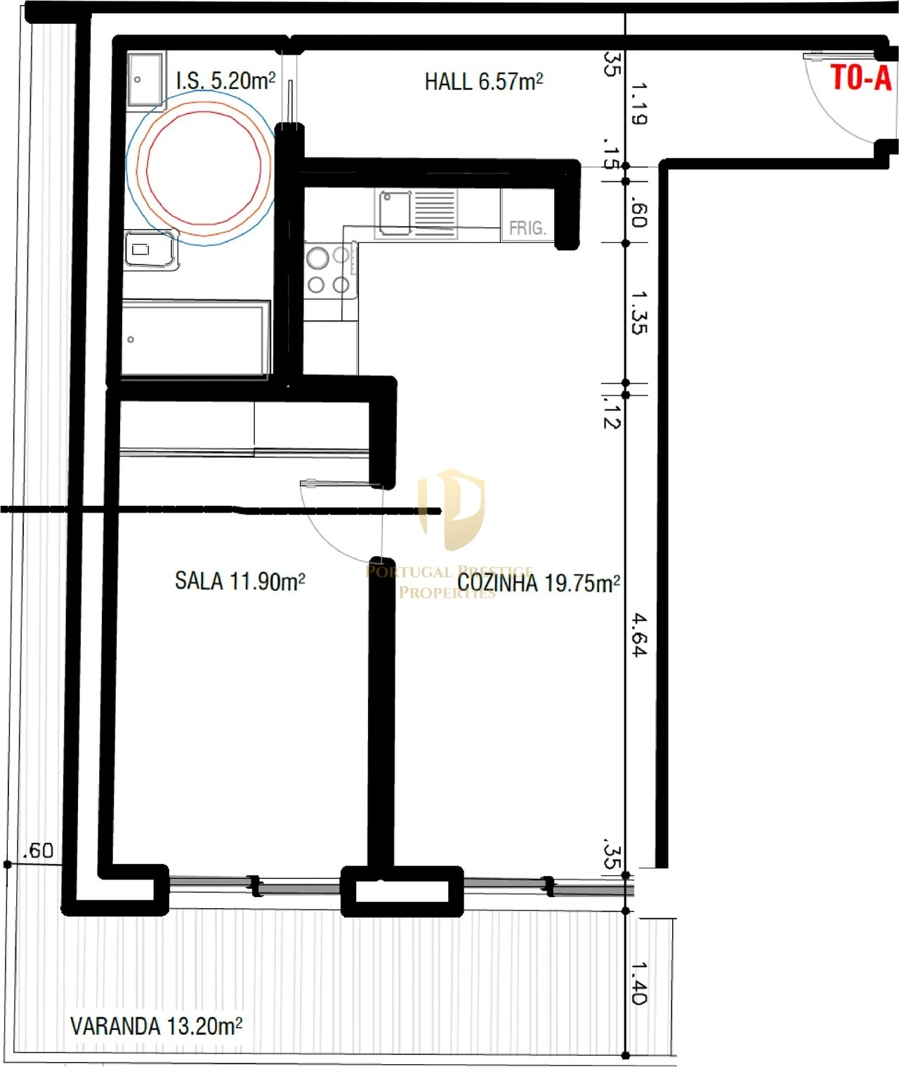 Apartamento T0 para Venda em Altura Foto 5