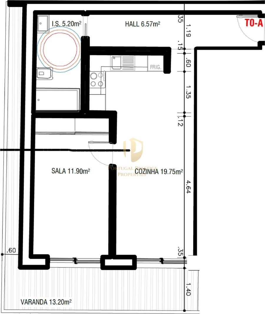 Apartamento T0 para Venda em Altura Foto 5