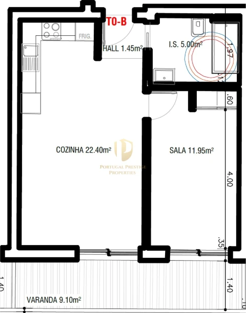 Apartamento T0 para Venda em Altura