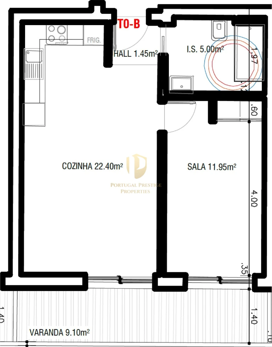 Apartamento T0 para Venda em Altura Foto 5