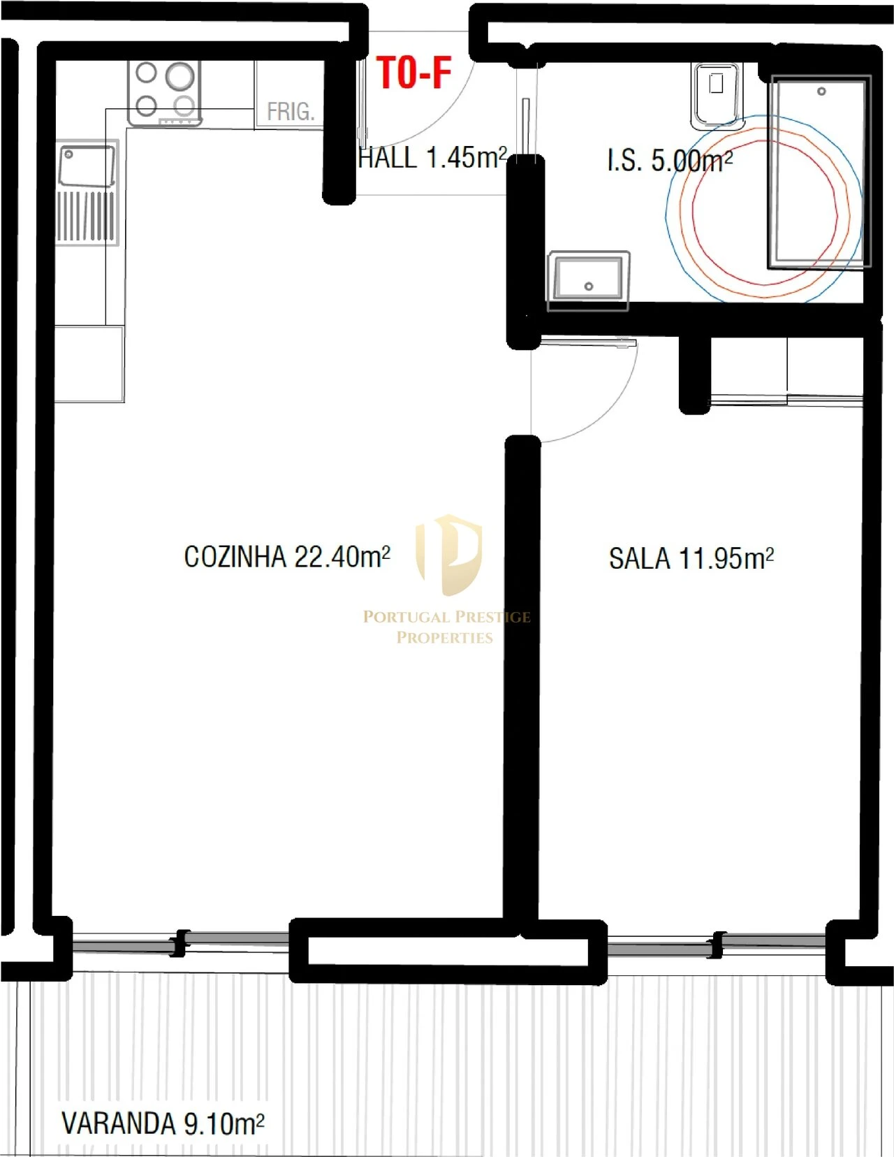 Apartamento T0 para Venda em Altura Foto 5