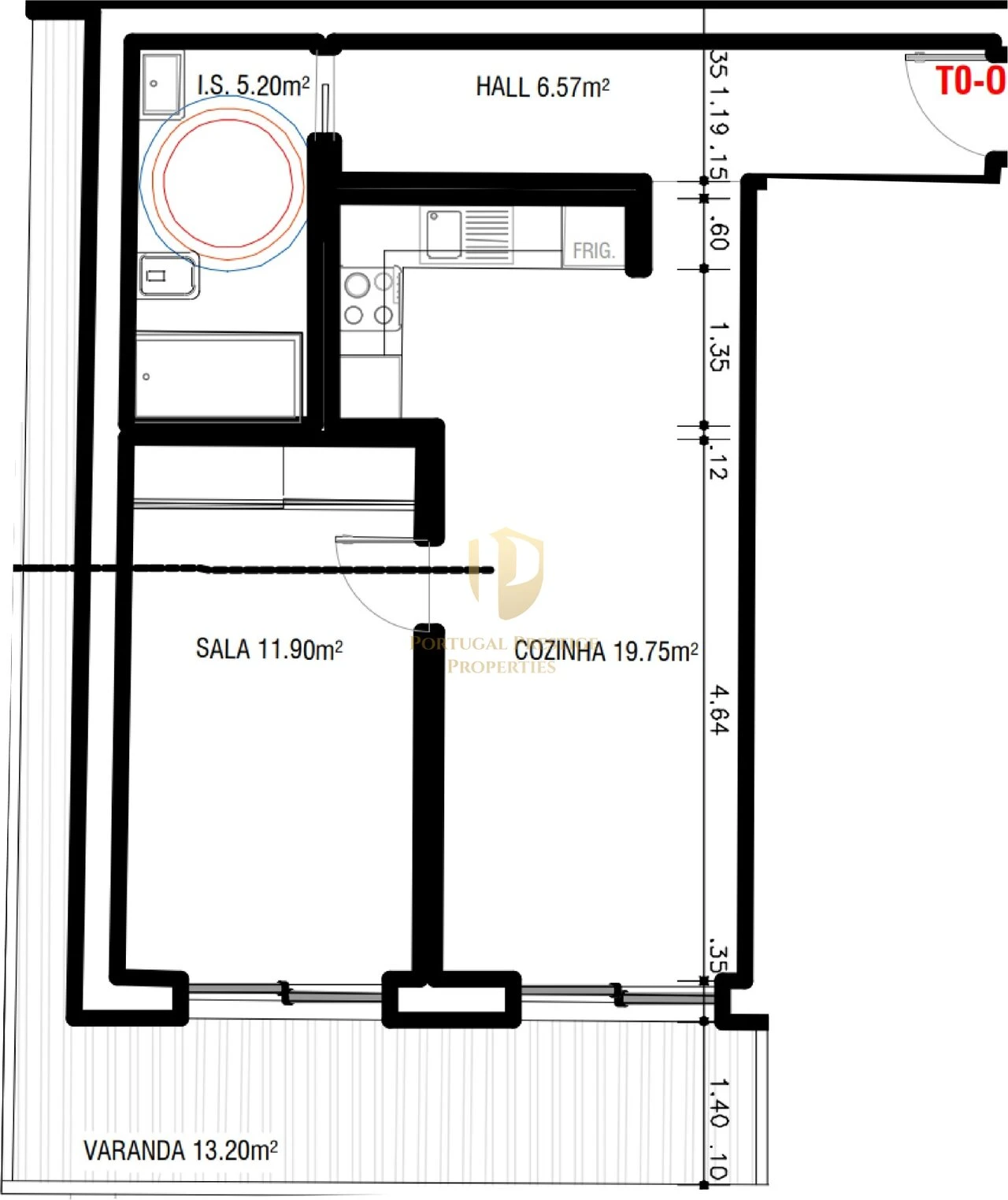 Apartamento T0 para Venda em Altura Foto 4
