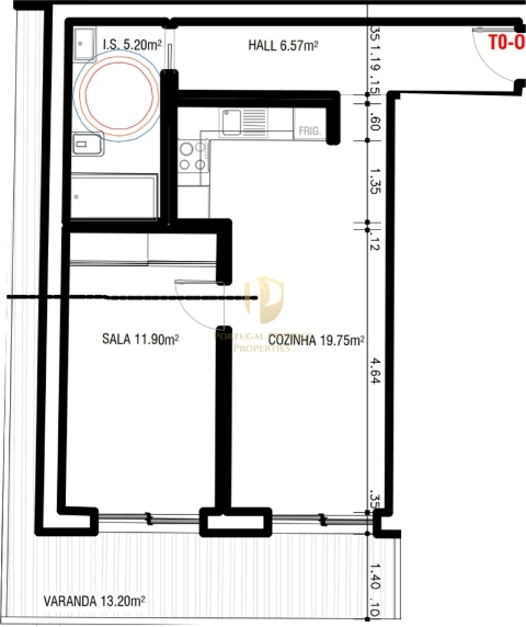 Apartamento T0 para Venda em Altura