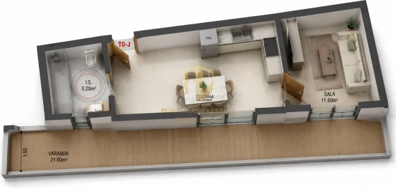 Apartamento T0 para Venda em Altura