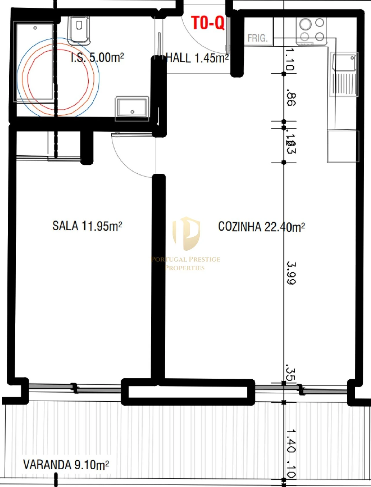 Apartamento T0 para Venda em Altura Foto 5