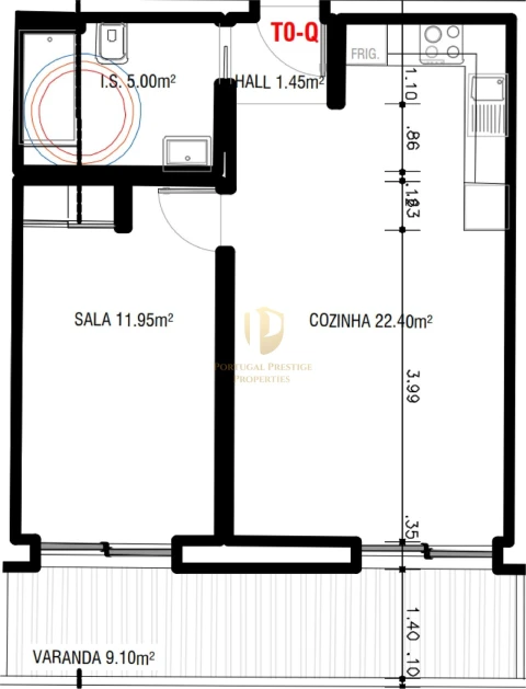 Apartamento T0 para Venda em Altura