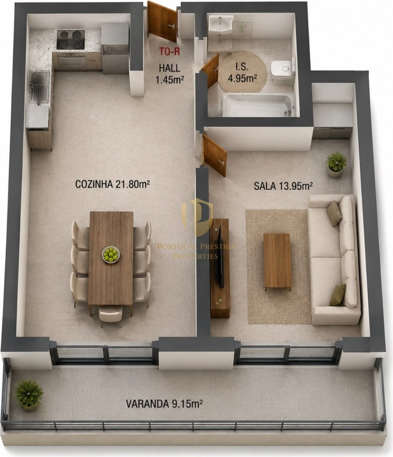 Apartamento T0 para Venda em Altura Foto 4